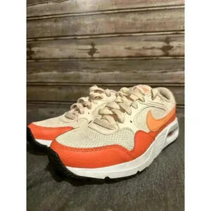 Nike Air Max SC Womens Running Shoes White coral/Pink/orange 7.5 Athletic